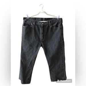 Crop Wide Leg Levi’s Black Jeans